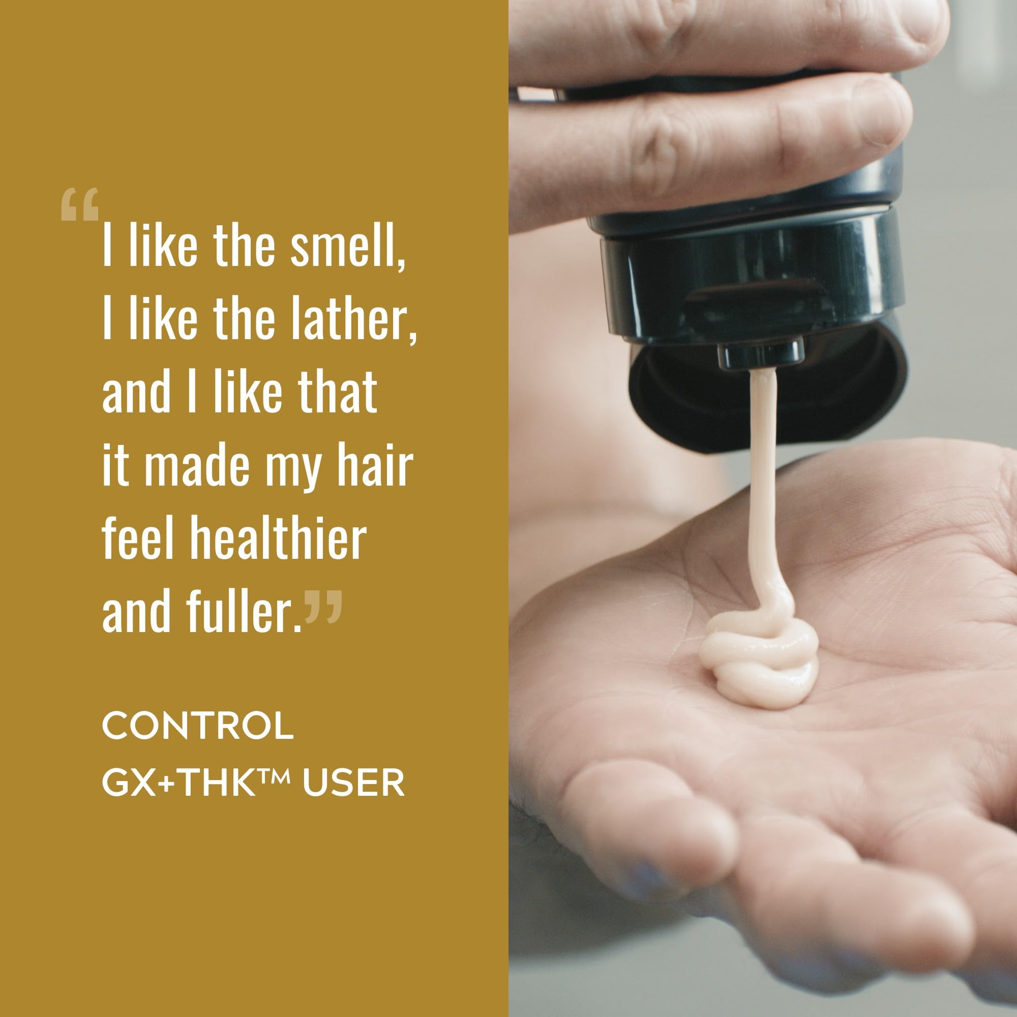 JUST FOR MEN Control GX + THK Thickening Shampoo with Grey